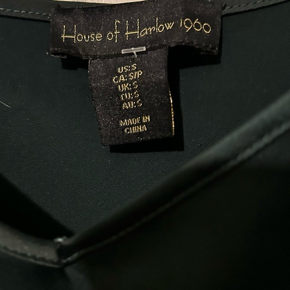 HOUSE OF HARLOW Forest Green Satin Midi Slip holiday Dress, size small - Picture 2 of 13